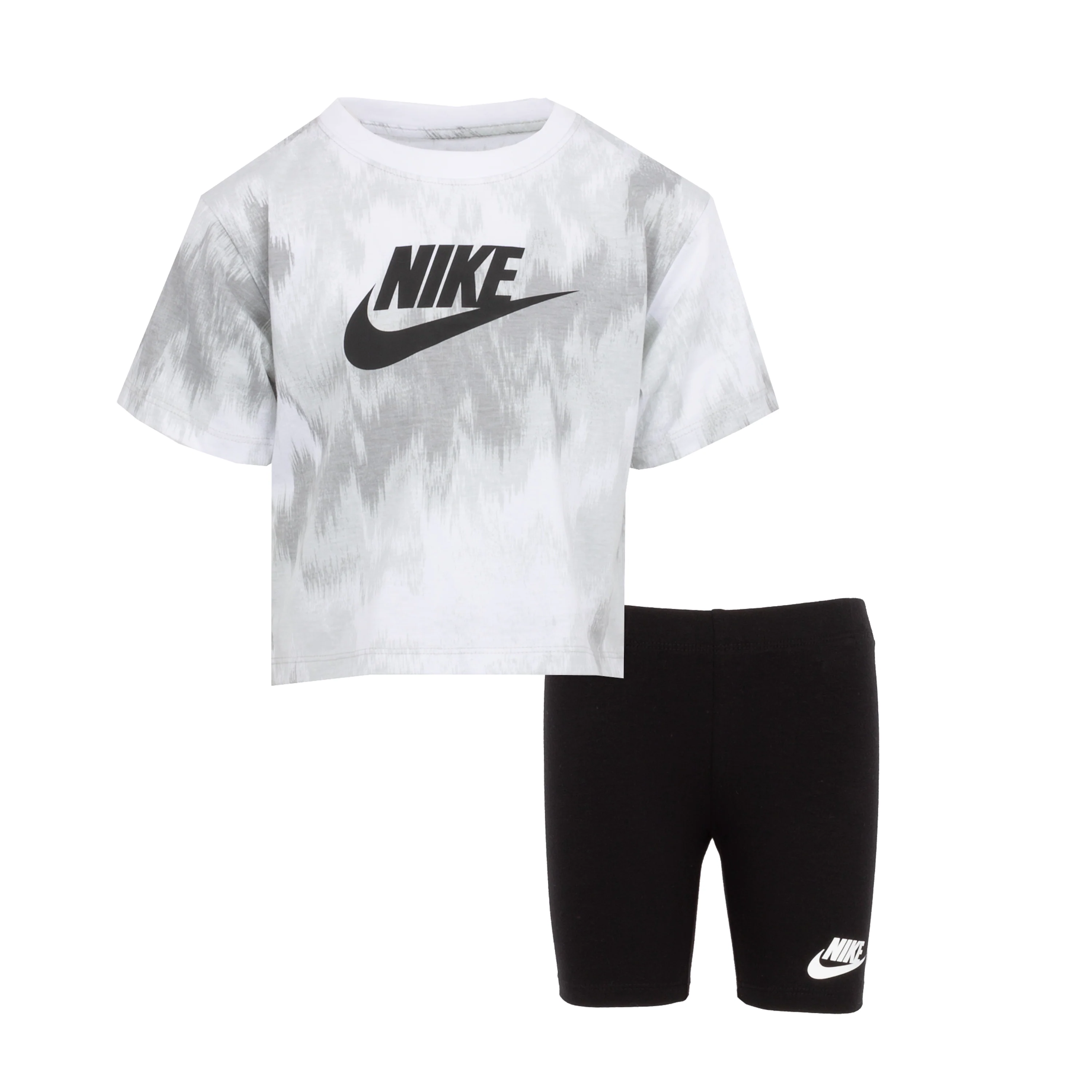Boxy Tee Bike Short Set - Kids