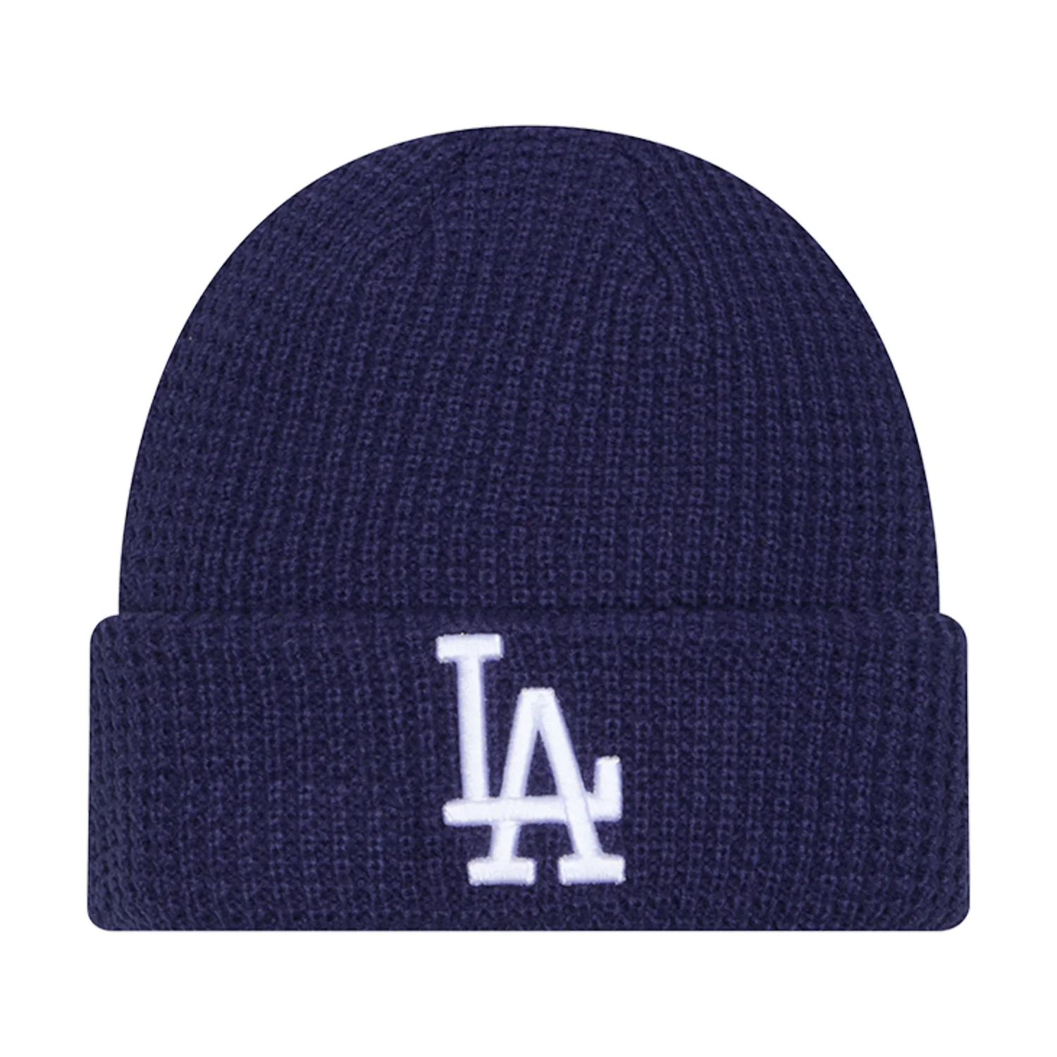 Dodgers Knit Waffle Beanie