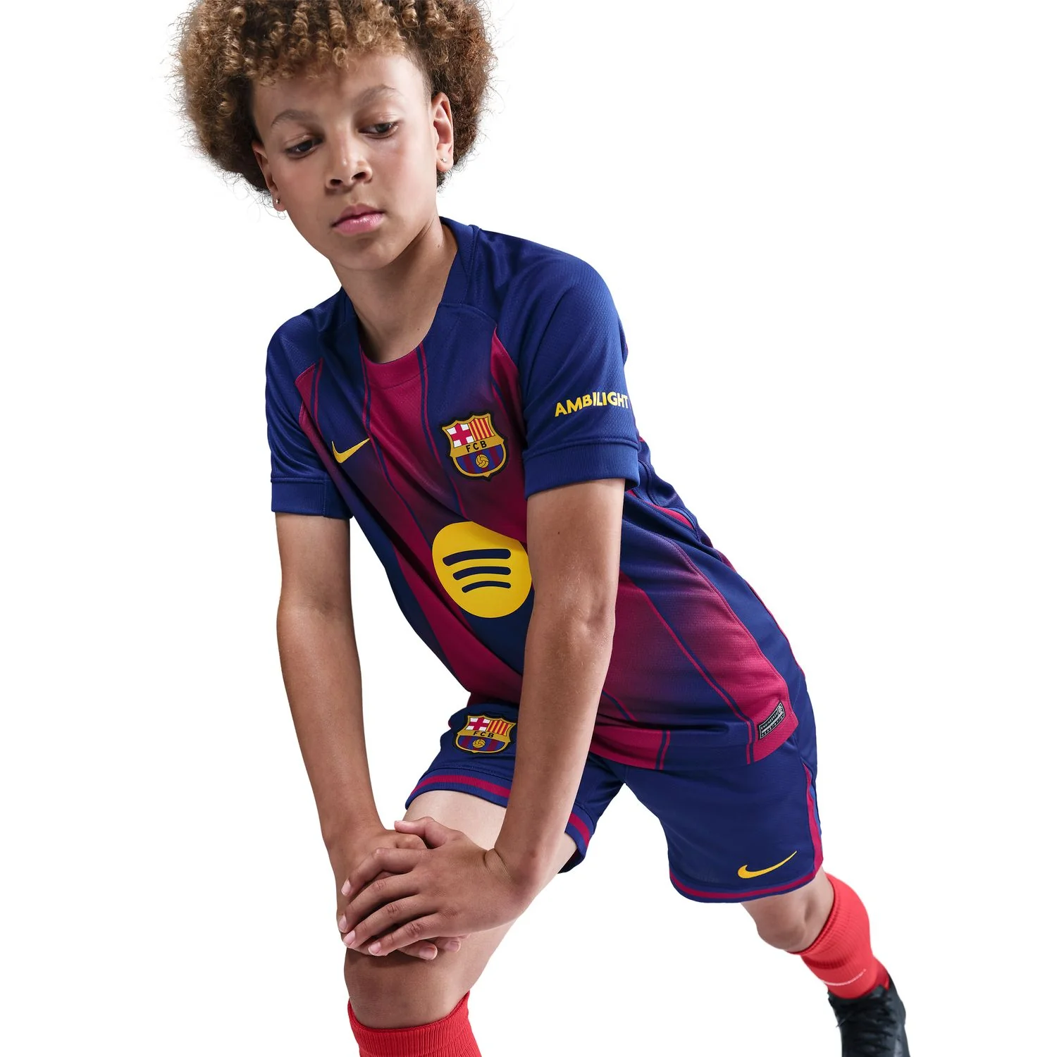 Barcelona 25/26 Stadium Home Jerey - Youth - Image 4