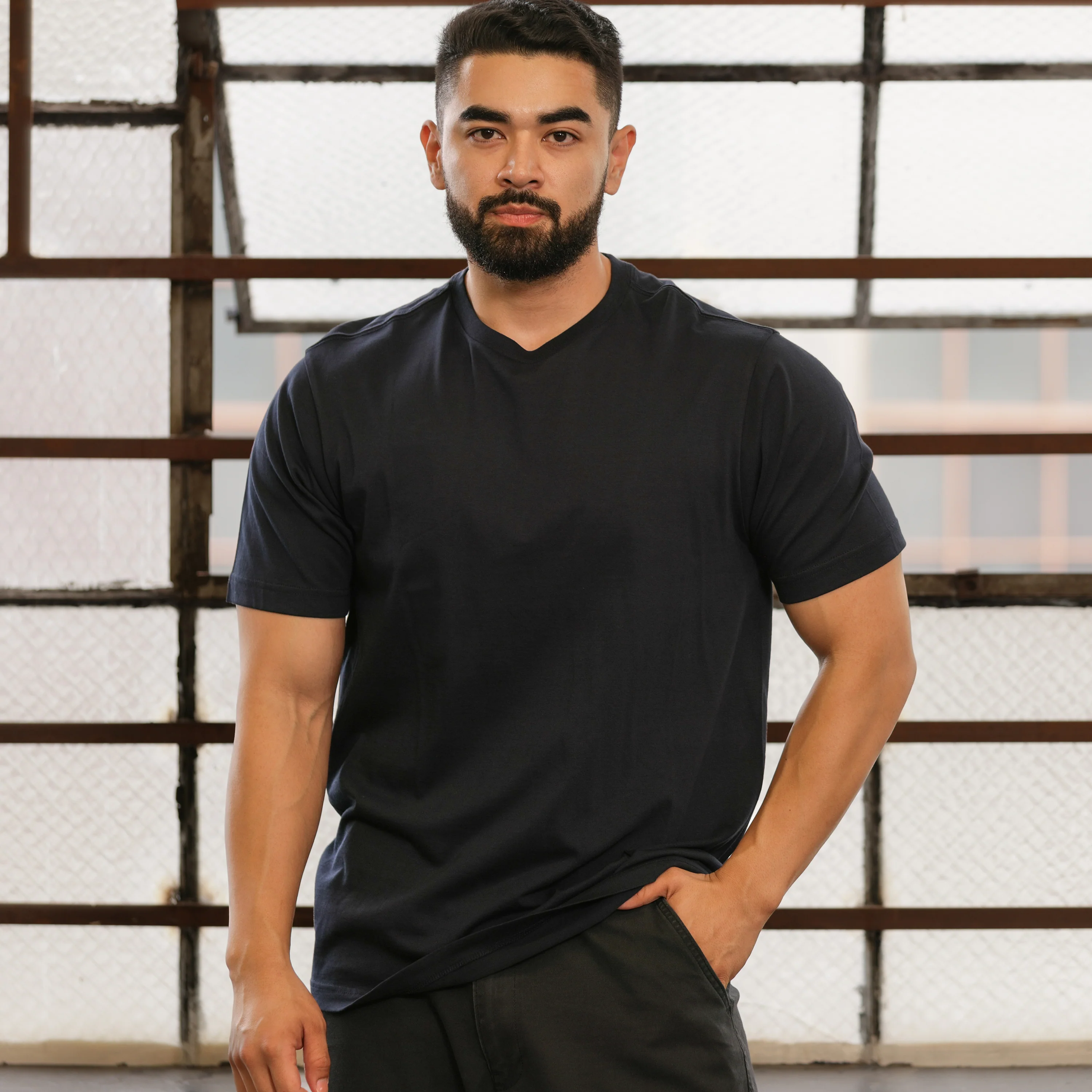 Classic Vneck Tee - Mens - Image 3
