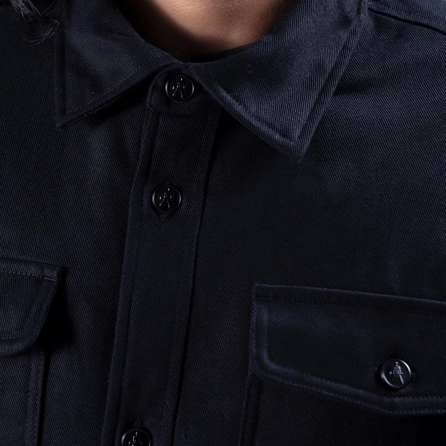 Quilted Lined Twill Shirt Jacket - Mens - Image 5